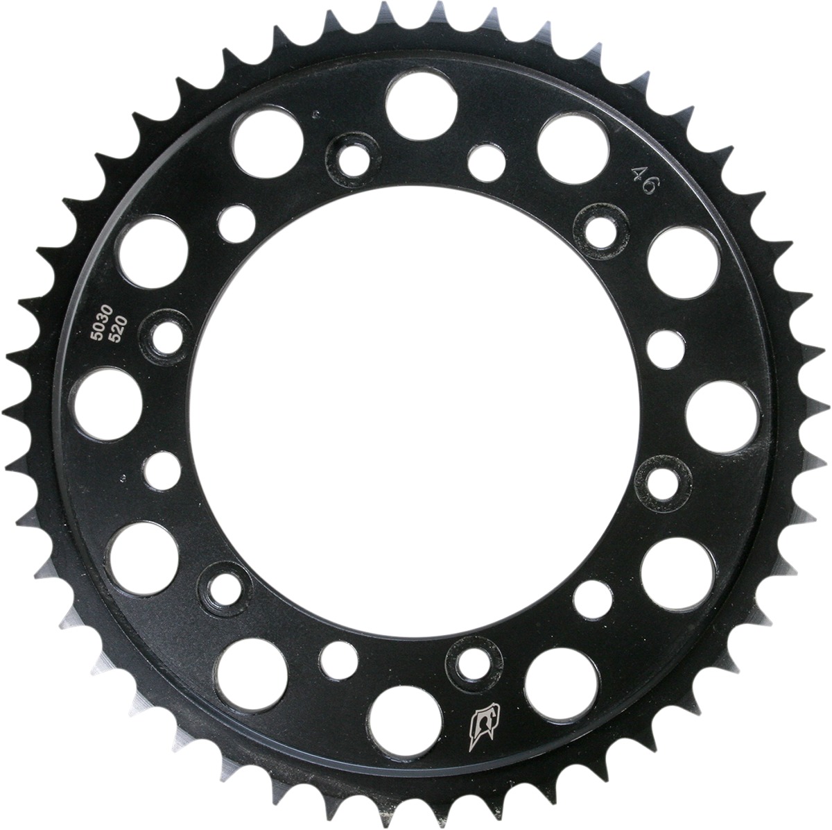 Steel 520 46T Drive Sprocket Zinc - For 09-13 Yamaha FZ6R FZ8 - Click Image to Close