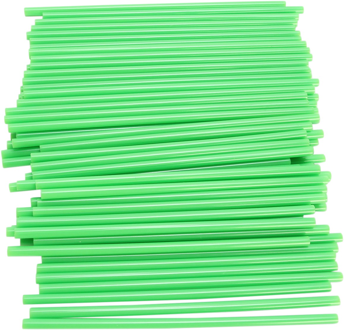 Green Spoke Covers - 80 Pack - 40 Front & 40 Rear For MX Bikes - Click Image to Close