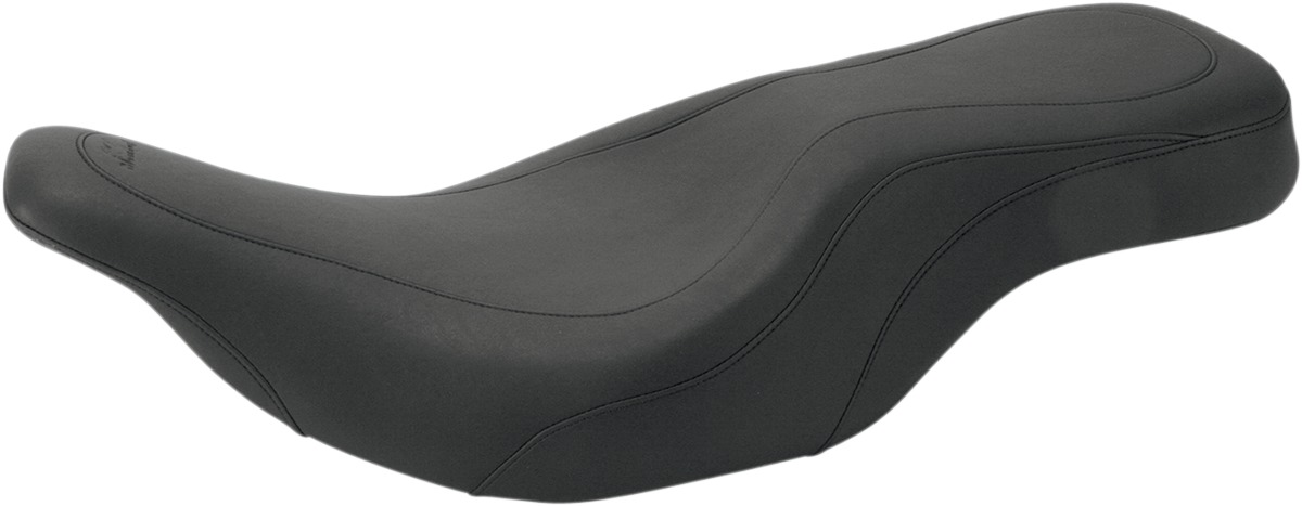 Tripper Stitched Vinyl 2-Up Seat Low & Lean - For 97-07 Harley FLHT FLTR - Click Image to Close