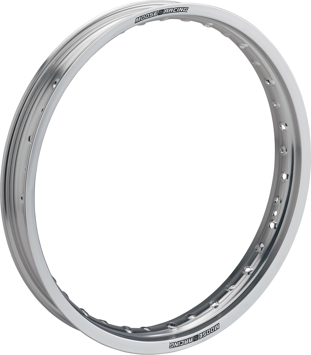 70-R Series 1.60X21 Front Rim 36 Hole Silver - For Honda CR & CRF 125-500 - Click Image to Close