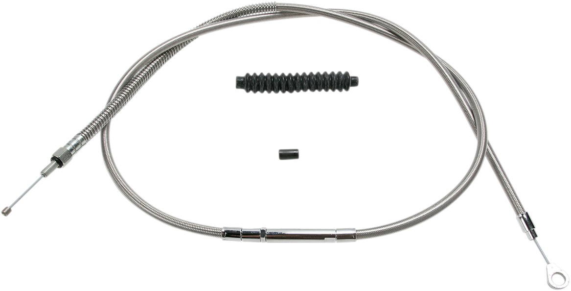 Clear Coat Stainless Steel Clutch Cables - Clutch Cable Ss +6 - Click Image to Close