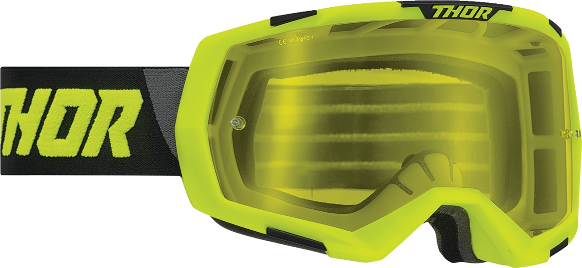 Regiment Goggles - Acid Yellow w/ Yellow Lens - Click Image to Close