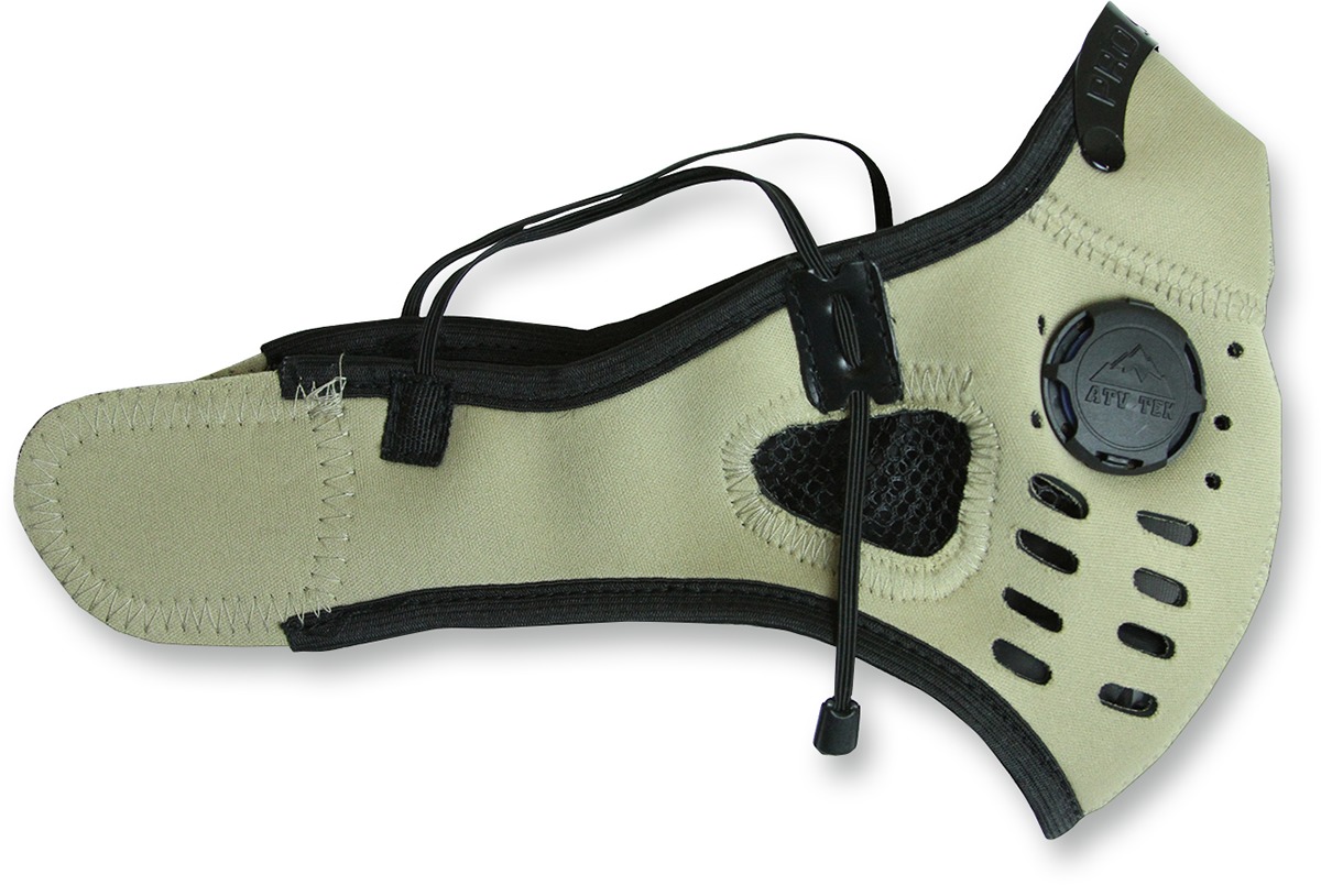 Elite Neoprene Dust Mask Tan by ATV Tek - Click Image to Close