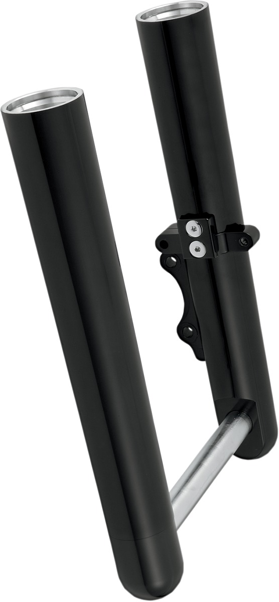 Arlen Ness Hot Leg Fork Legs Black Smooth Single Disc - Click Image to Close