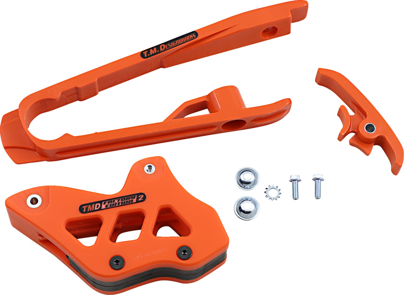 TM Designworks Multi-Purpose Chain Slide-N-Guide Kit - Orange - Click Image to Close