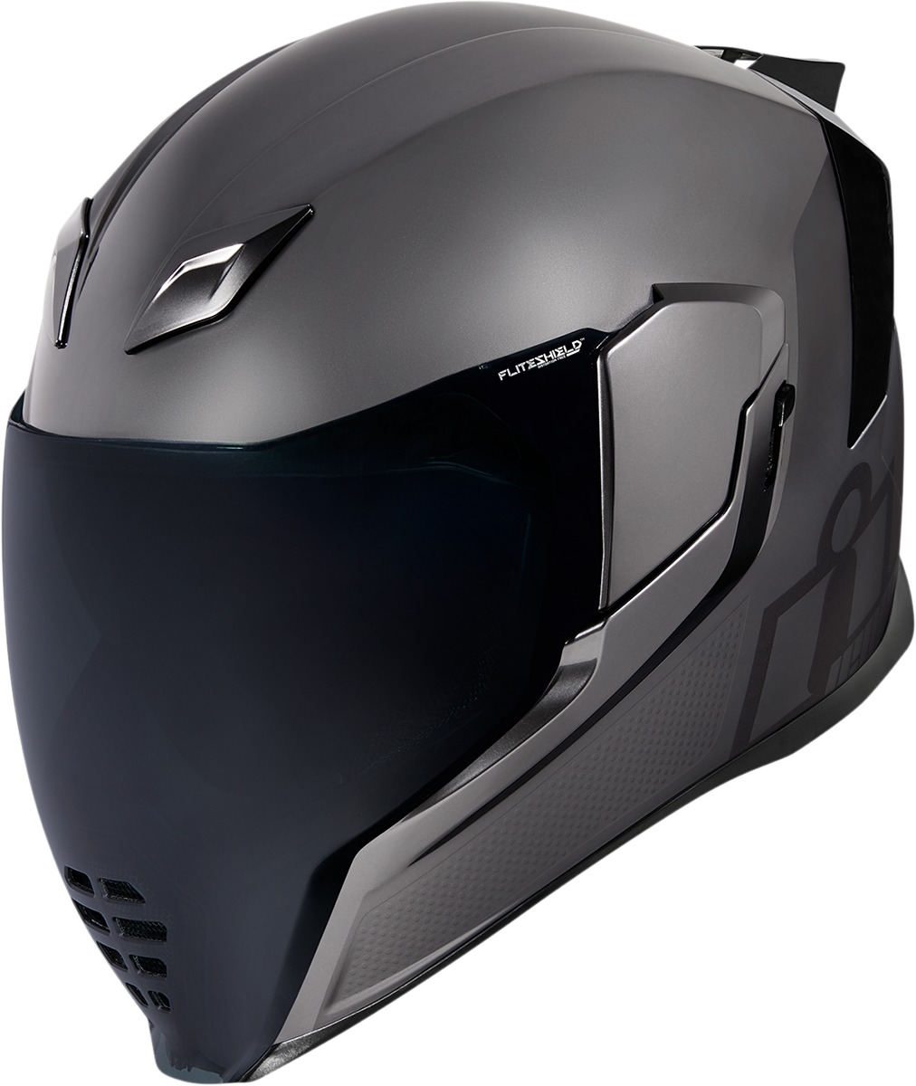 Silver Airflite Jewel MIPS Motorcycle Helmet - X-Small - Meets ECE 22.05 and DOT FMVSS-218 Standards - Click Image to Close