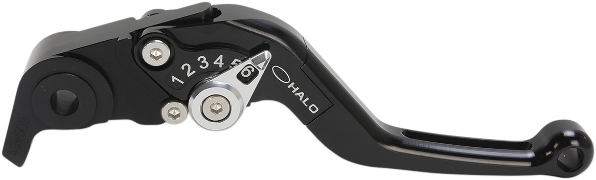 Halo Adjustable Folding Brake Lever - Black - For 09-14 Yamaha R1 - Click Image to Close