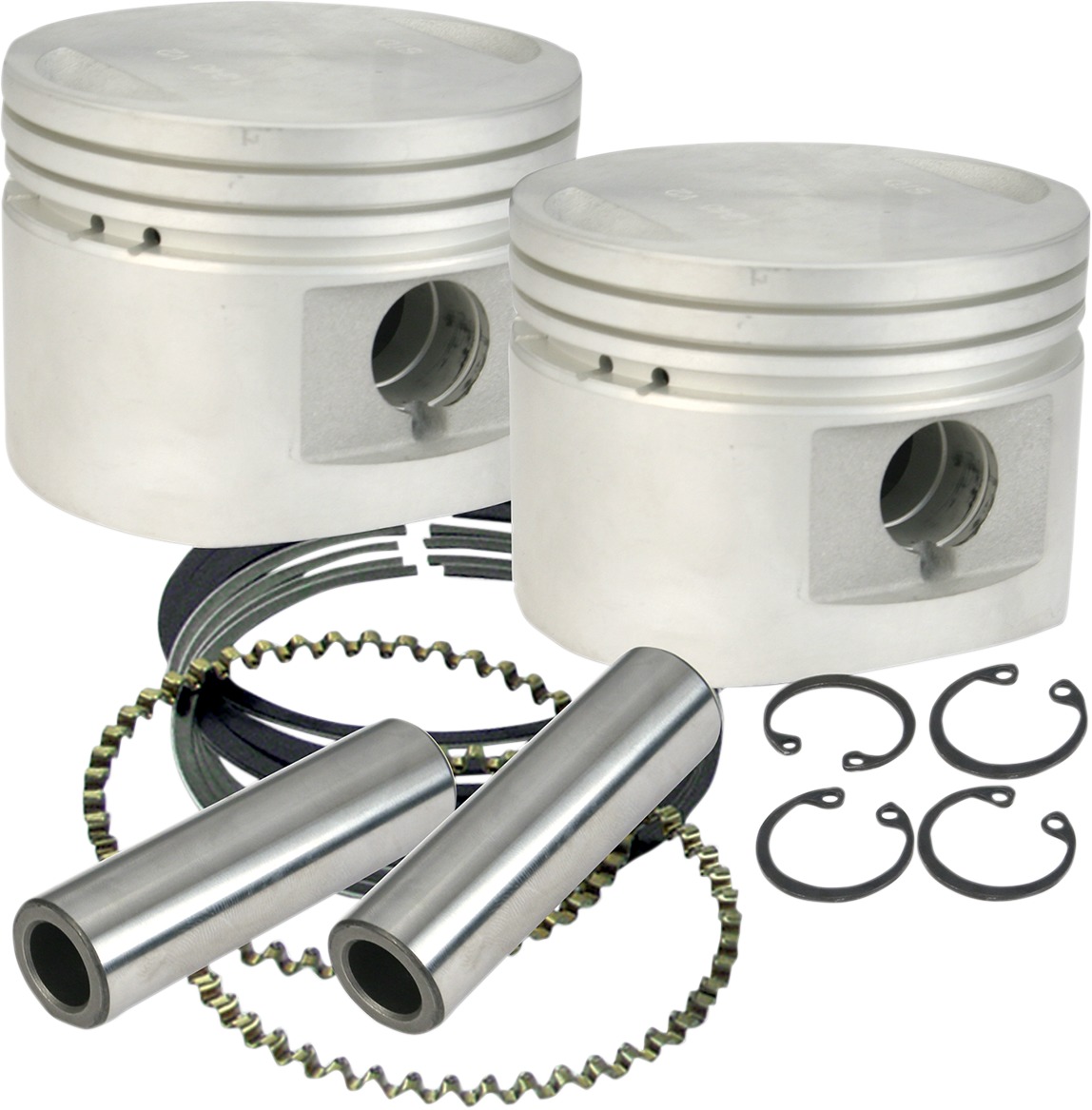 Cast Piston Sets - 80" Piston St .020 3-1/2" Bore - Click Image to Close