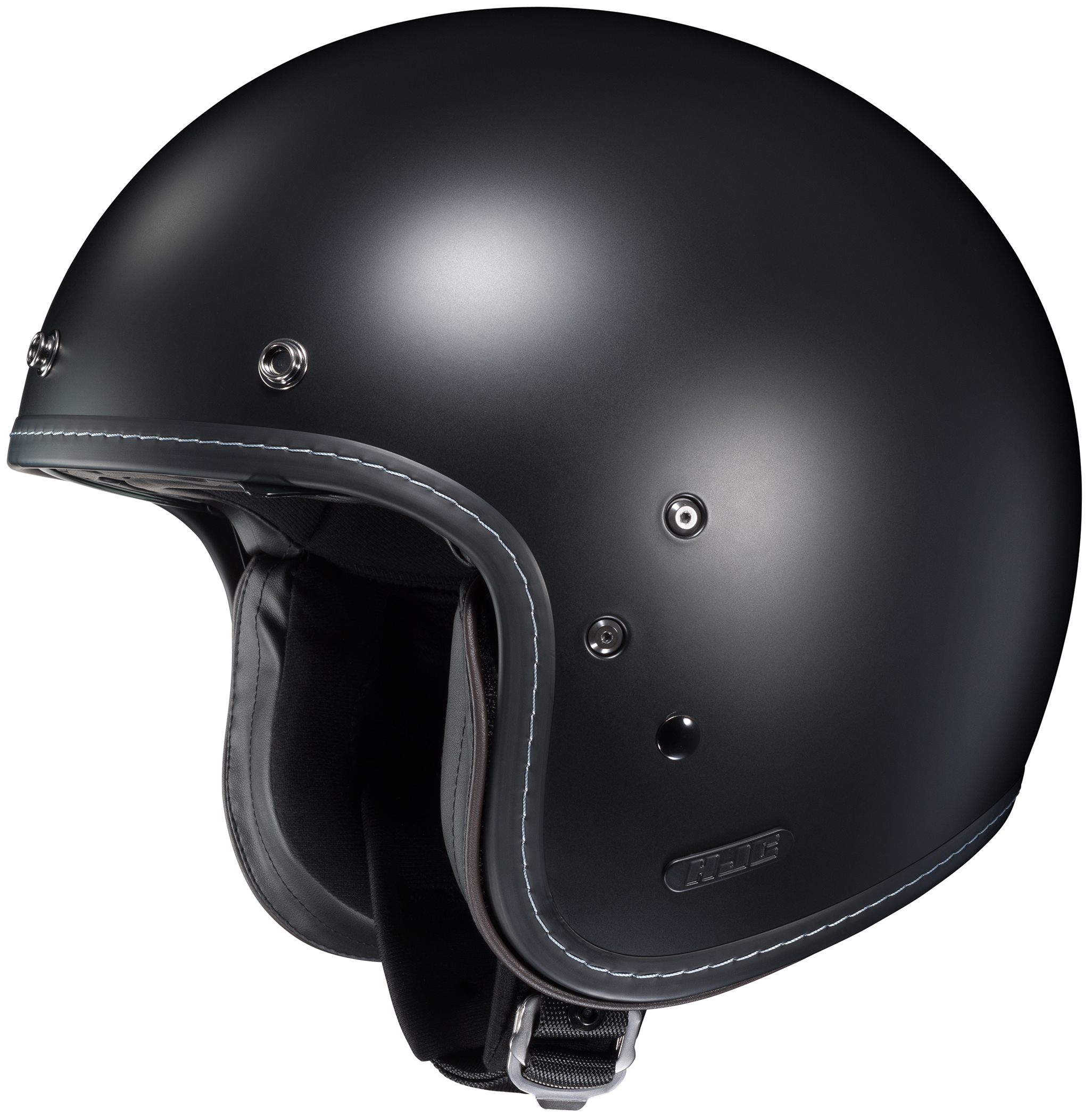 IS-5 Semi-Flat Black Open-Face Helmet Medium - Click Image to Close