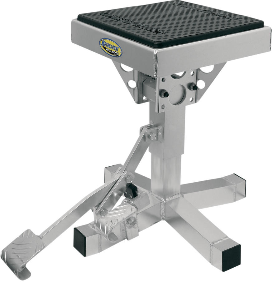 P-12 Motorcycle Lift Stand - Silver - Click Image to Close