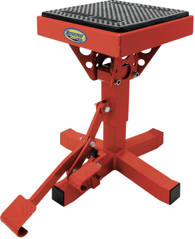 P-12 Motorcycle Lift Stand - Red - Click Image to Close