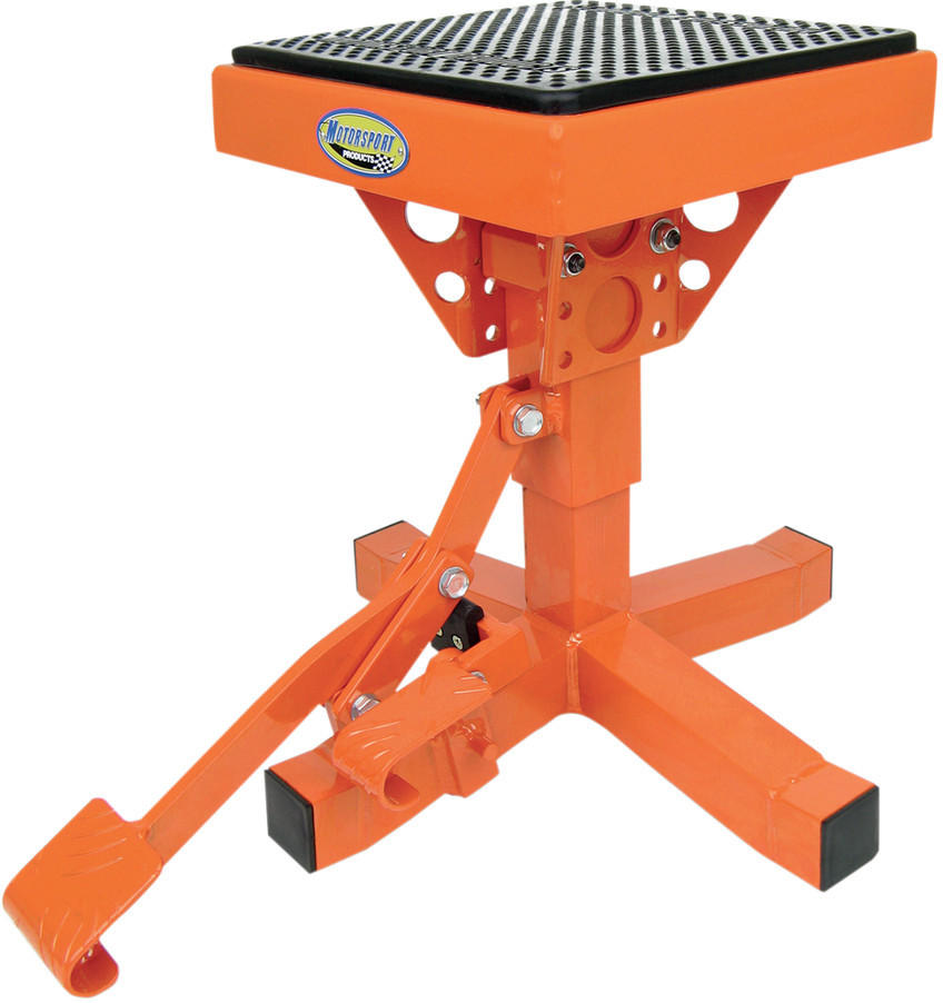 P-12 Motorcycle Lift Stand - Orange - Click Image to Close