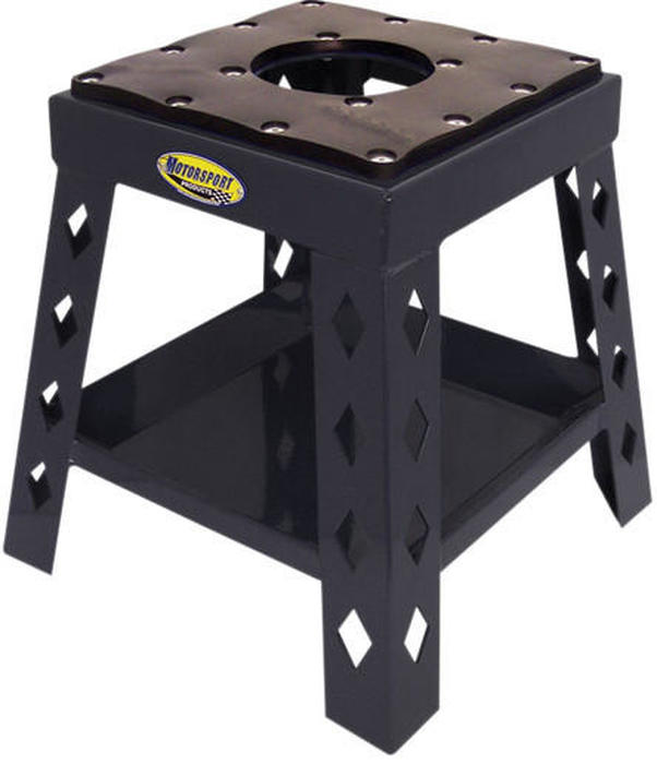 Mini Moto / Super Moto Motorcycle Stand - Black - Click Image to Close