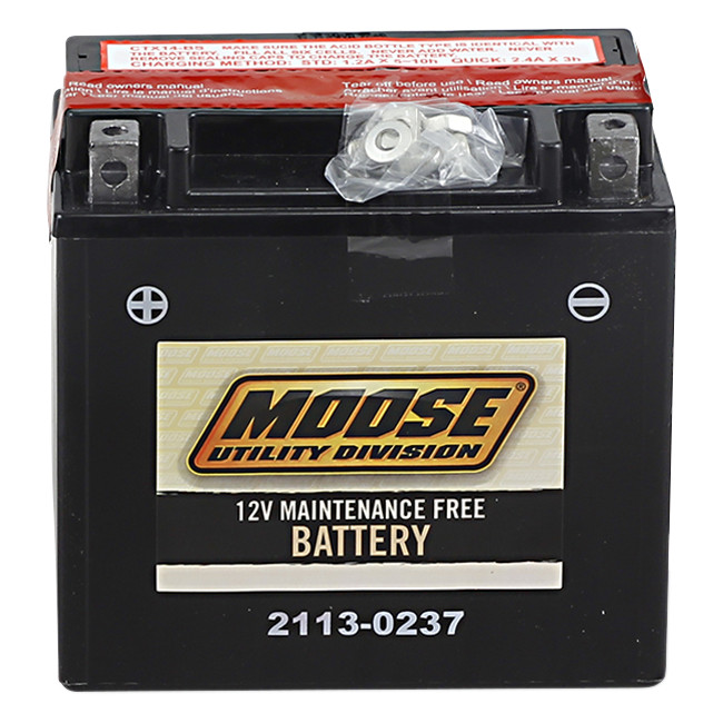 Maintenance Free Sealed Battery - Replaces YTX14-BS - Click Image to Close