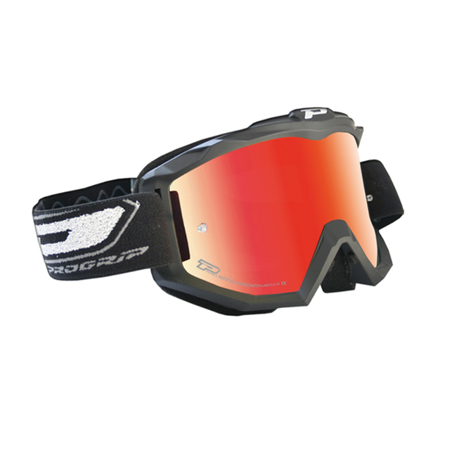 3204 MX Goggles - Matte Black Frame w/ Multilayer Red Iridium Lens - Click Image to Close