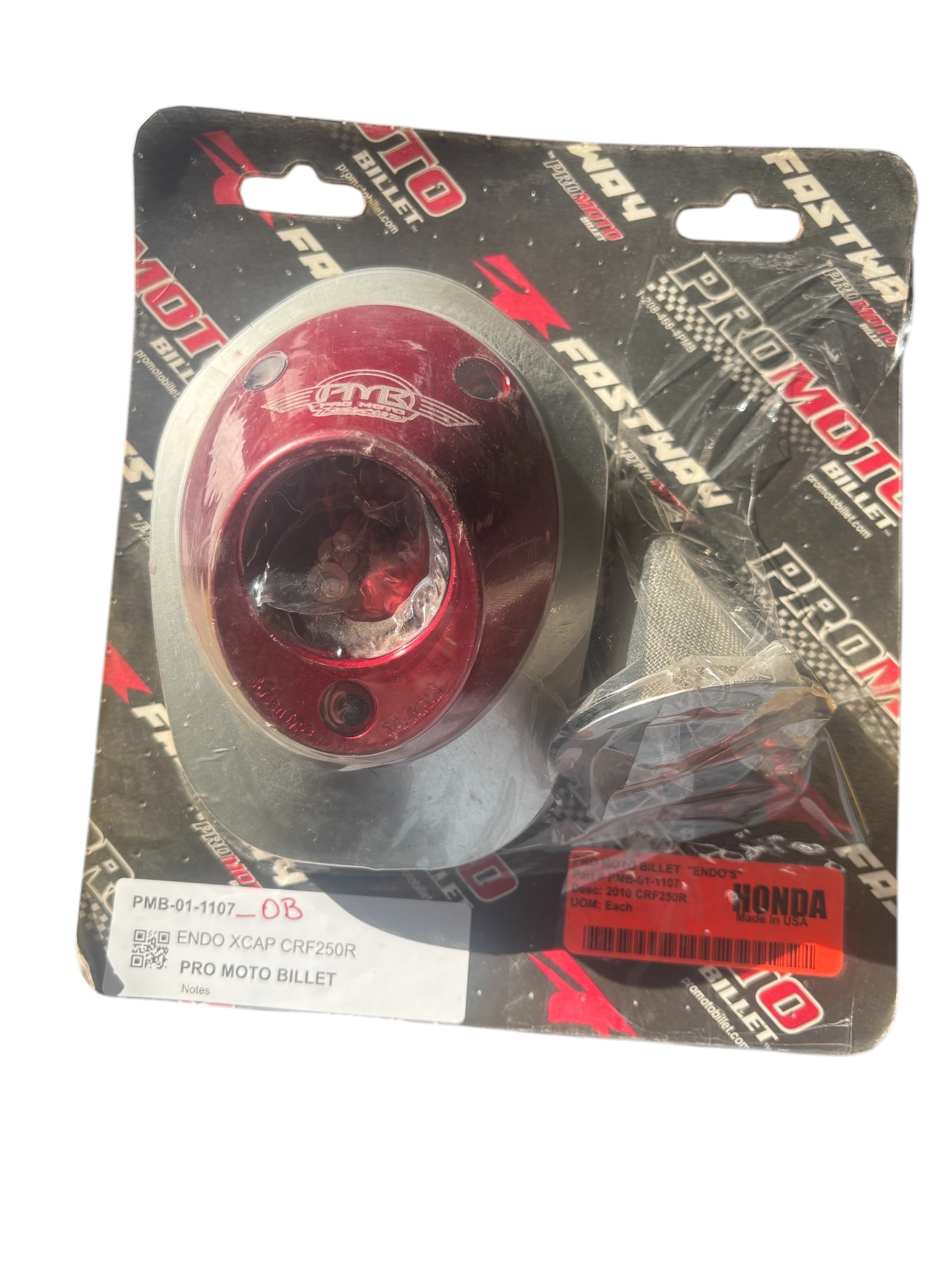 Spark Arrestor Exhaust End Cap - Red - For 2010 Honda CRF250R - Click Image to Close