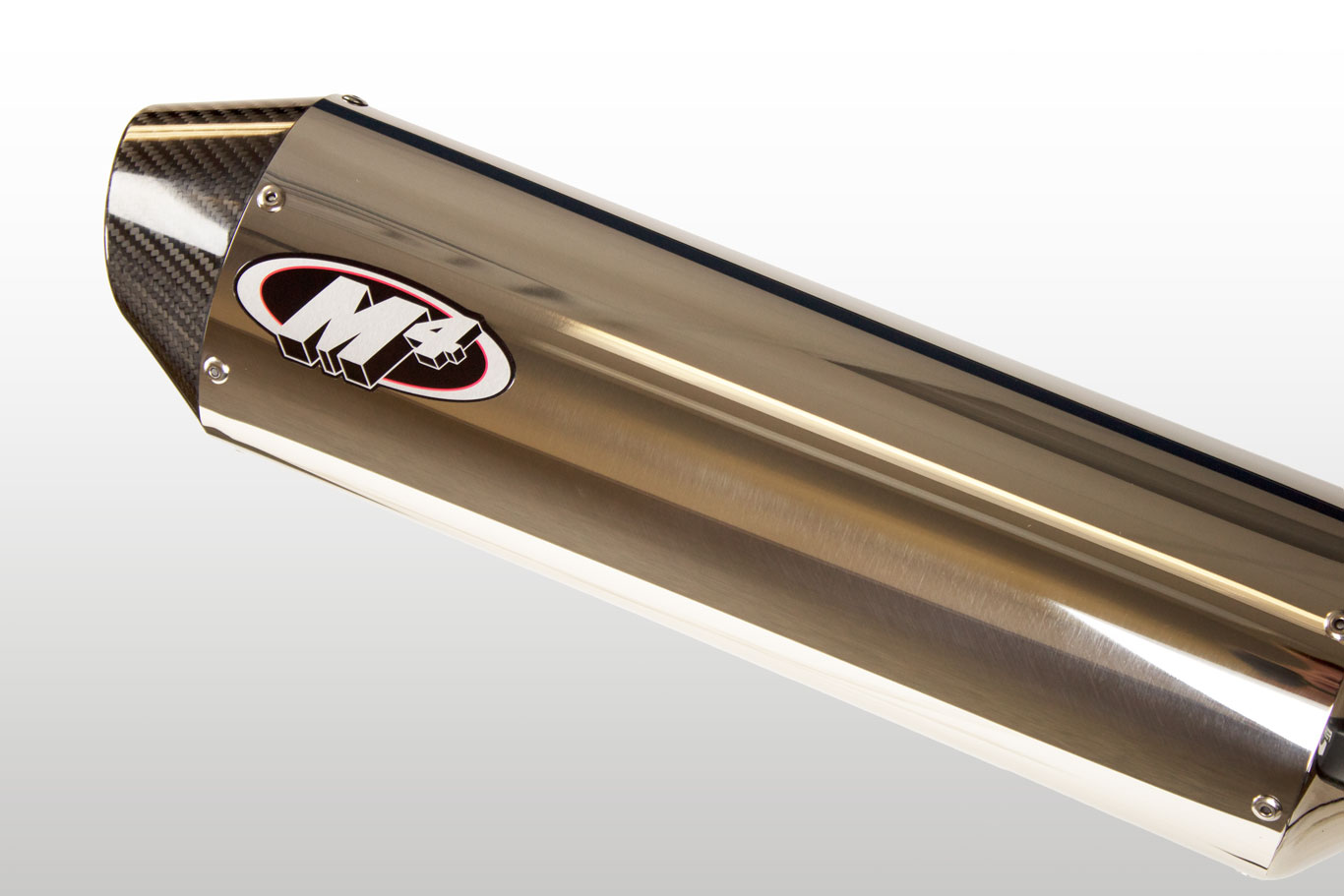 Polished Dual Bolt On Exhaust Mufflers - For 99-03 Suzuki TL1000R - Click Image to Close