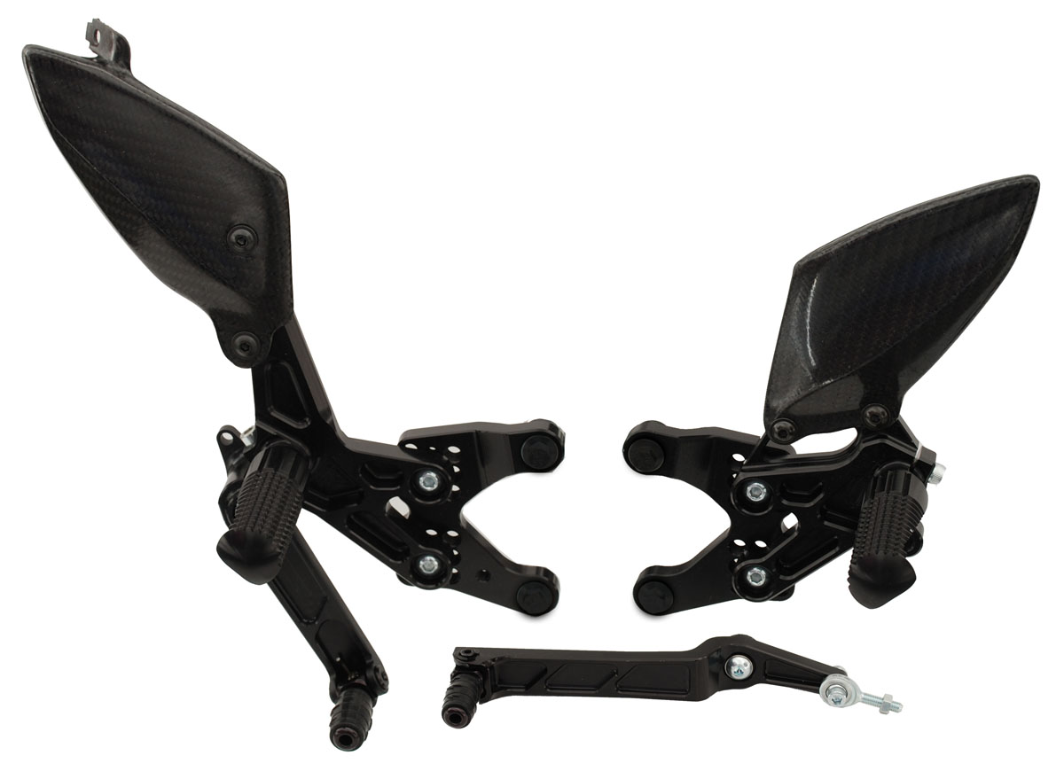 Yamaha R1 Adjustable Rearsets 2009-2014 - Click Image to Close