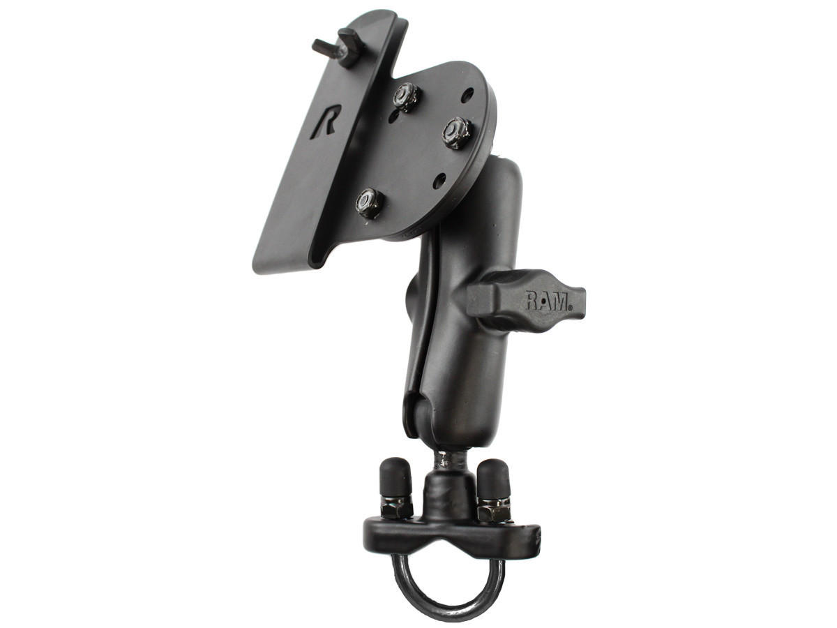 Ram Kit - Hand Gun Holster Rail w/Rail Mount Base & Dual Socket Arm - Click Image to Close