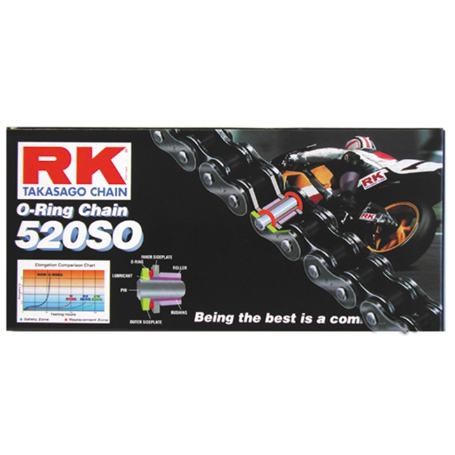 RK Chain 520SO-110 - Natural - Click Image to Close