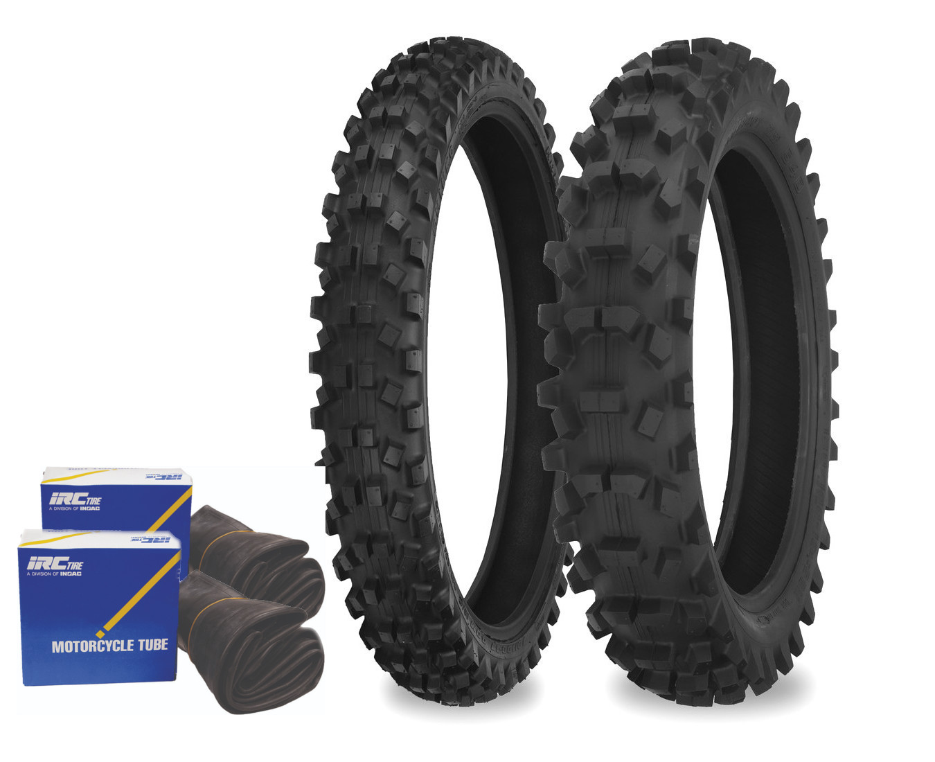 540 Series 110/90-19 80/100-21 - Dirt Tire Kit w/ Tubes - Click Image to Close