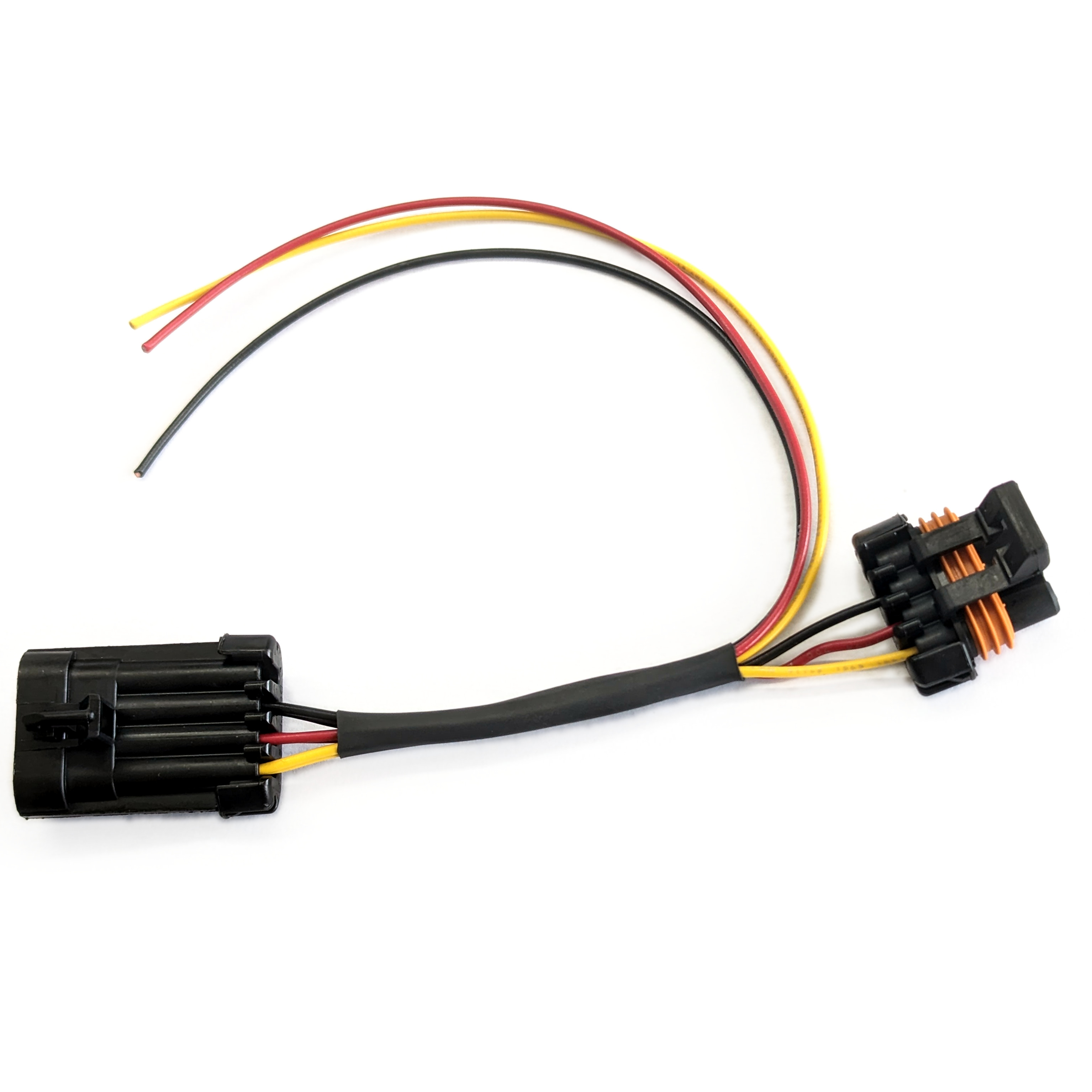 Inline Tail Light Power Harness Adaptor For Lighted Whips & Chase Lights - Click Image to Close