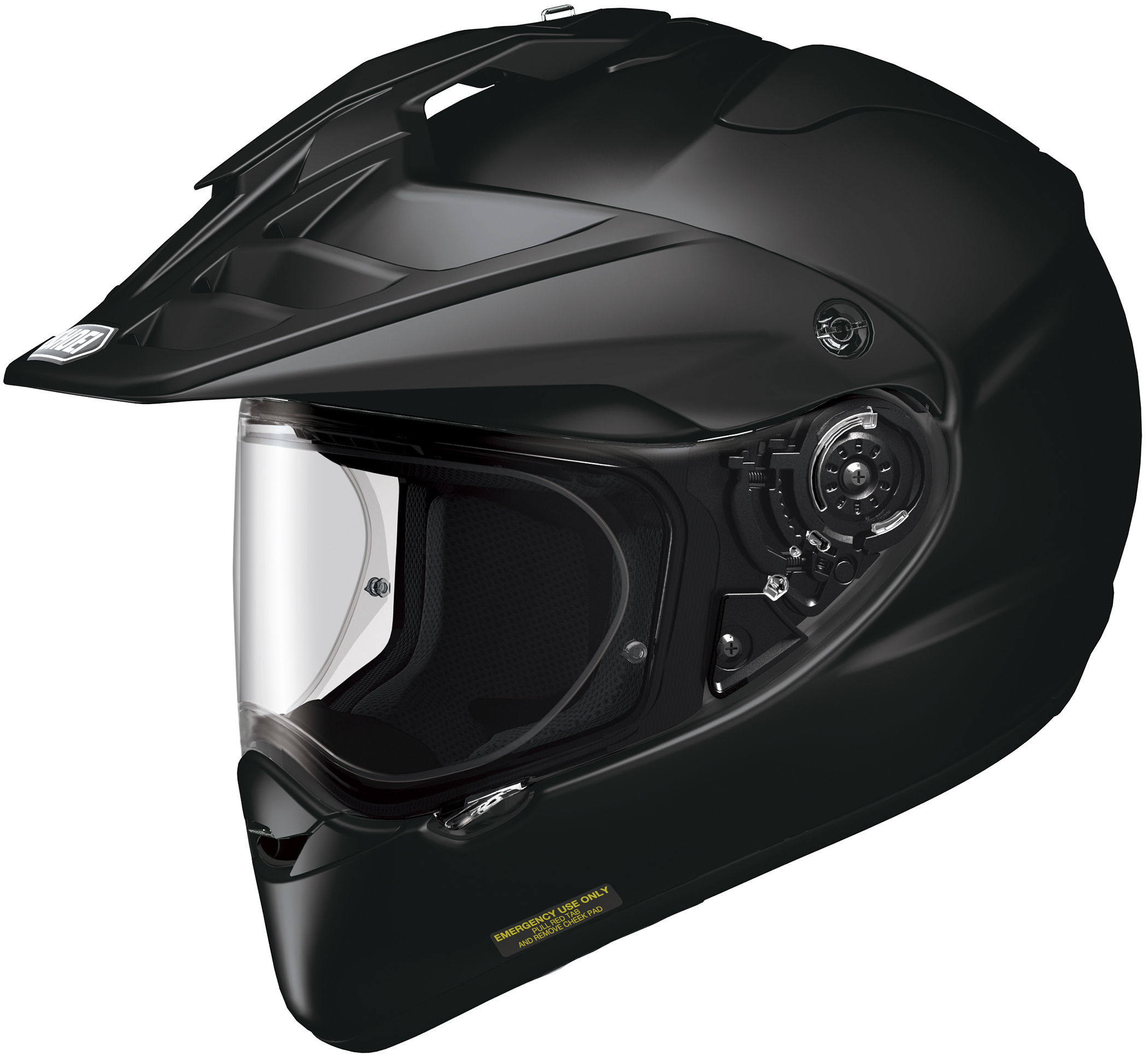 Hornet X2 Solid Black Dual-Sport Helmet 2X-Large - Click Image to Close