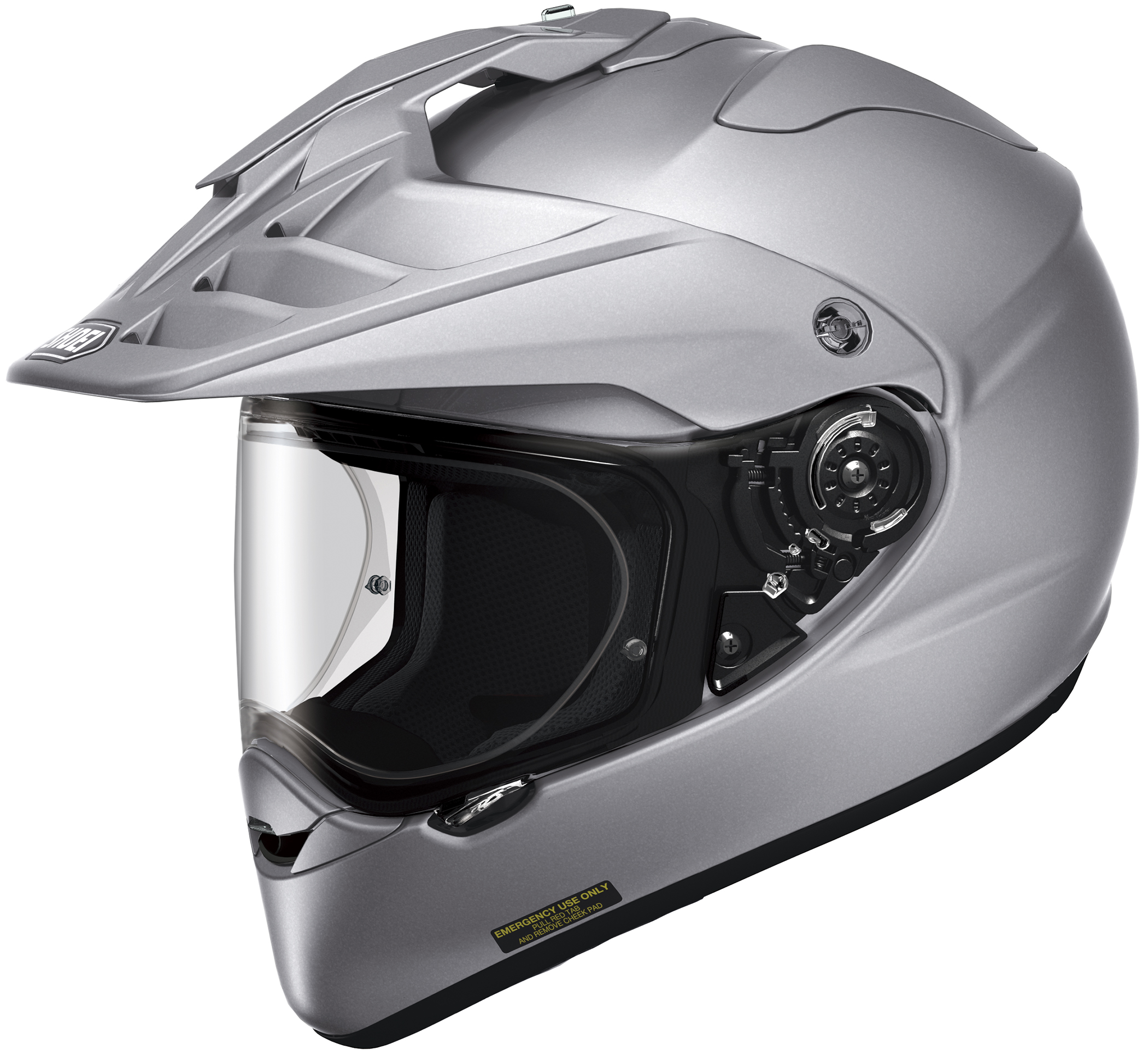 Hornet X2 Silver Dual-Sport Helmet Large - Click Image to Close