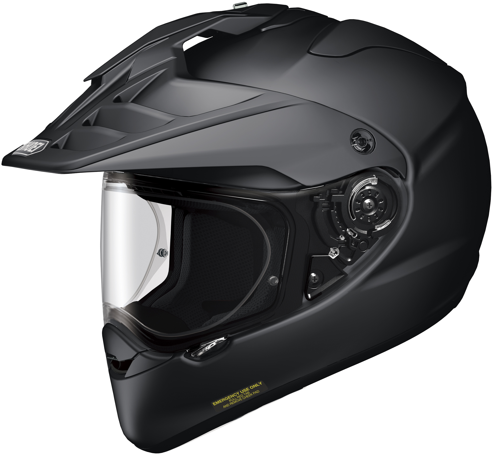 Hornet X2 Matte Black Dual-Sport Helmet Large - Click Image to Close