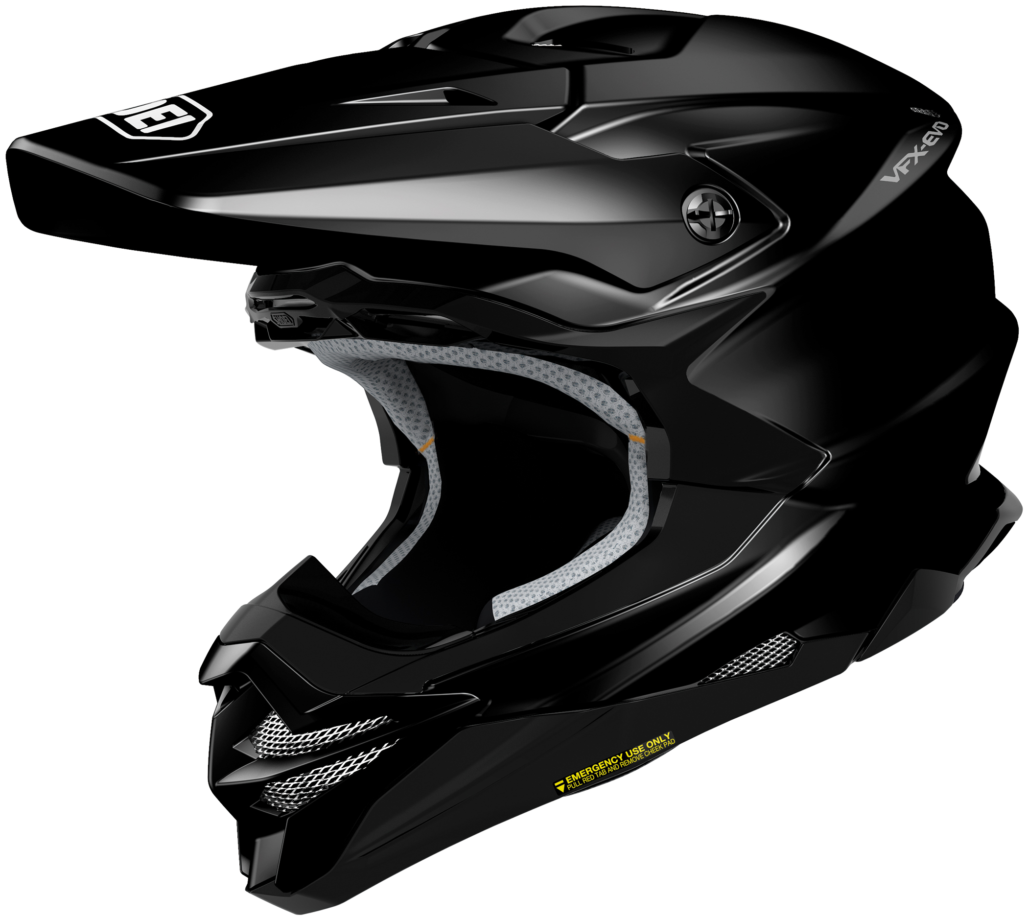 VFX-EVO Solid Black Off-Road Helmet 2X-Large - Click Image to Close