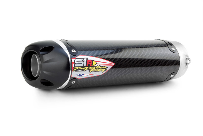 S1R Carbon Fiber Full Exhaust System - For Yamaha FZ07 MT07 XSR700 - Click Image to Close