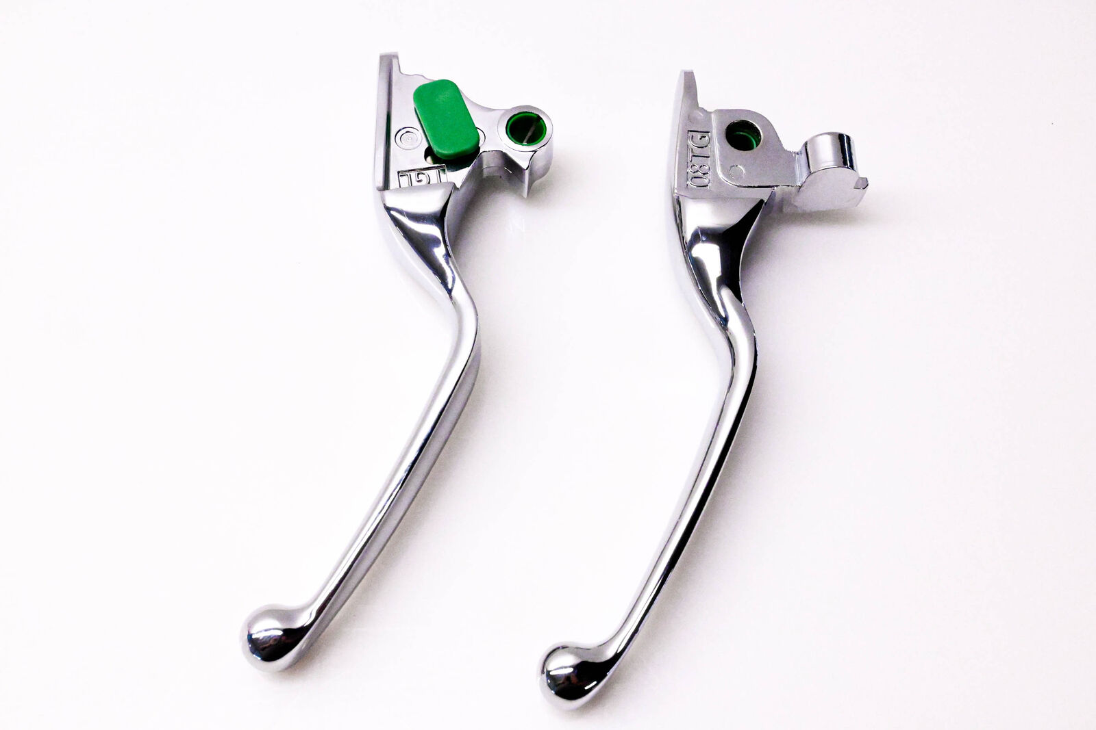 Biker's Choice Chrome Lever Set Fits 2008-2010 FLT - Click Image to Close