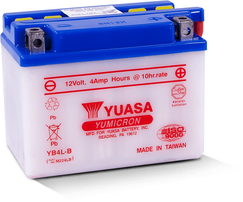 Yumicron Batteries - Yb4L-B Yuasa Battery - Click Image to Close