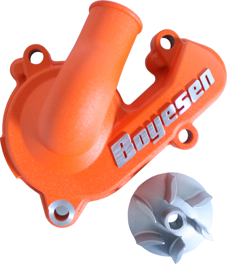 Waterpump Cover Impeller Kit Orange - For 11-16 Husqvarna KTM 250/350 - Click Image to Close