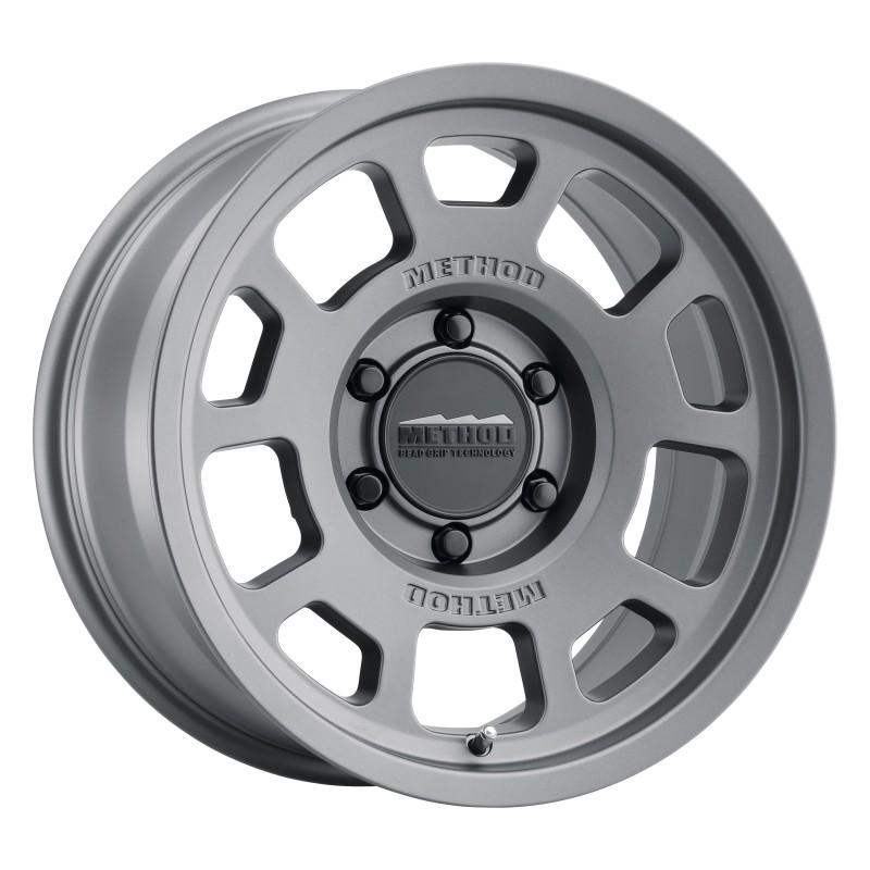 MR705 17x8.5 0mm Offset 6x5.5 106.25mm CB Titanium Wheel - Click Image to Close