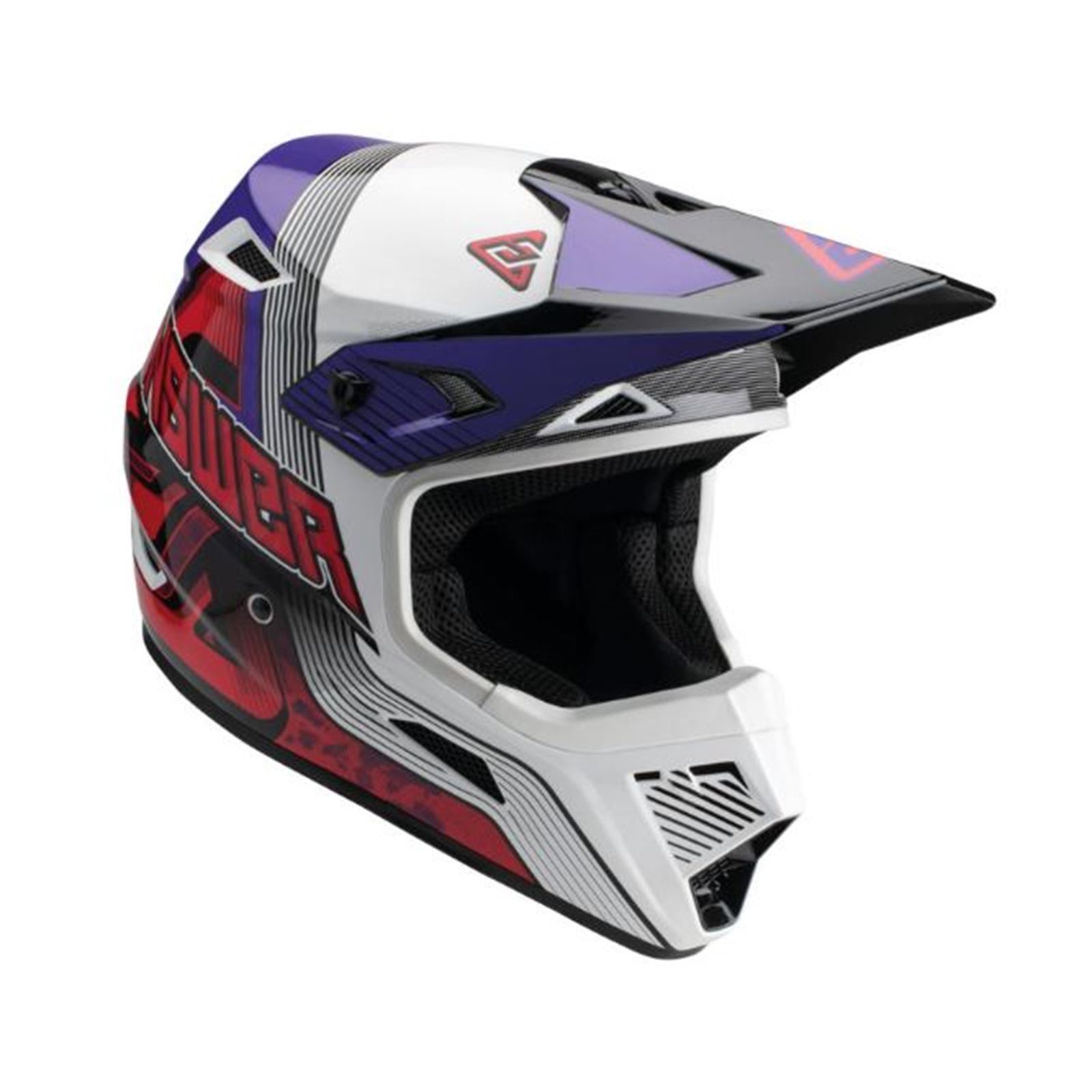 AR1 Vendetta Helmet Red/White/Purple - Large - Click Image to Close