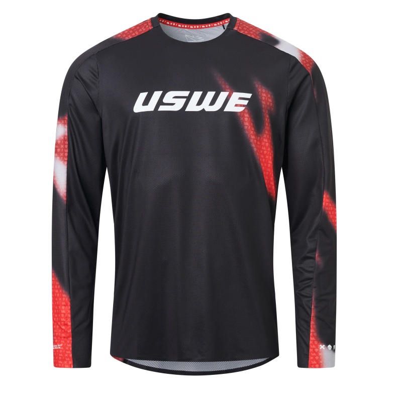 USWE Kalk Off-Road Jersey Adult Flame Red - Large - Click Image to Close