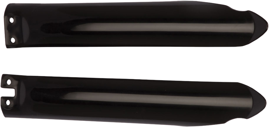 Lower Fork Cover Set - Black - For 94-03 Kawasaki KX250 KX125 KX500 - Click Image to Close