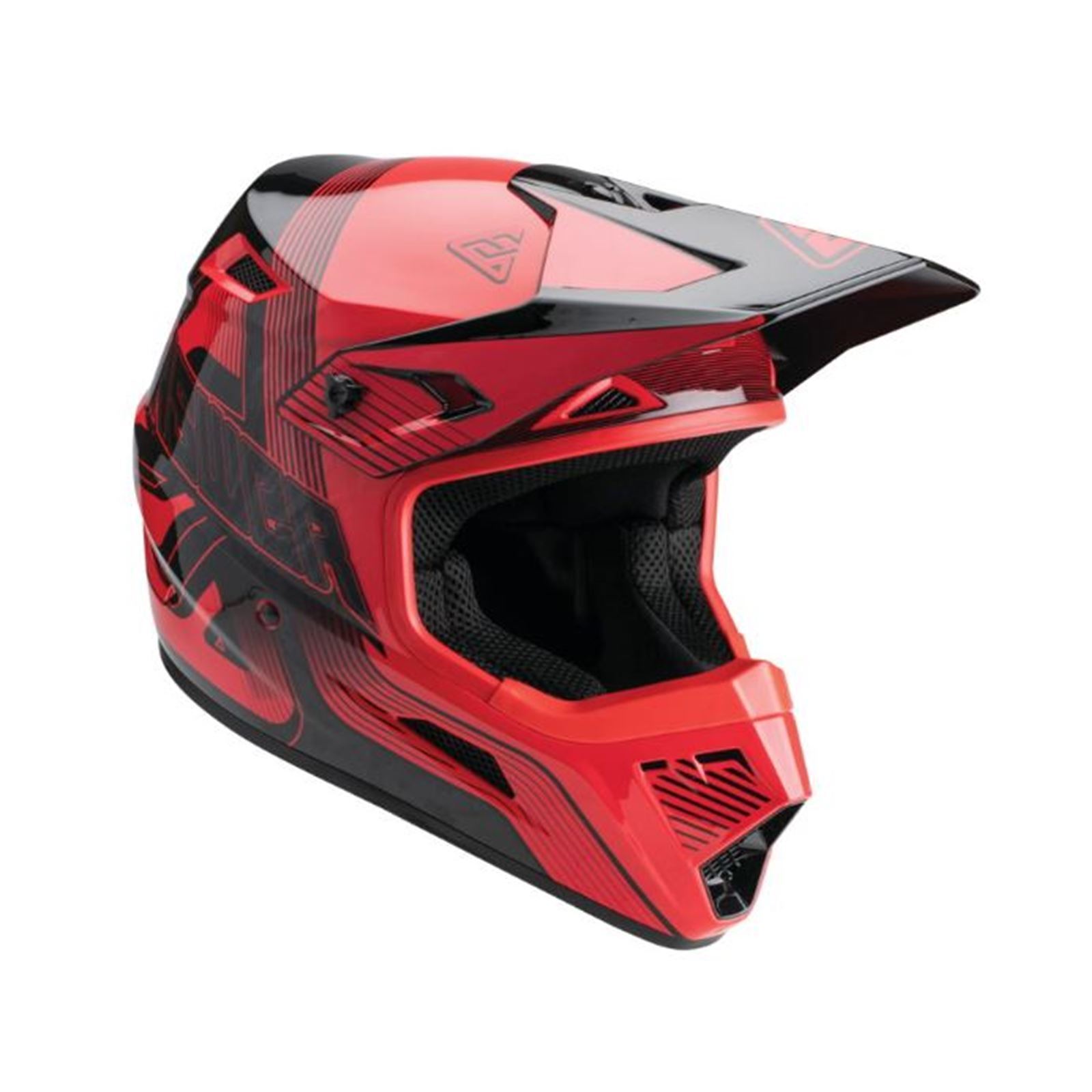 AR1 Vendetta Helmet Red/Black Youth - Small - Click Image to Close