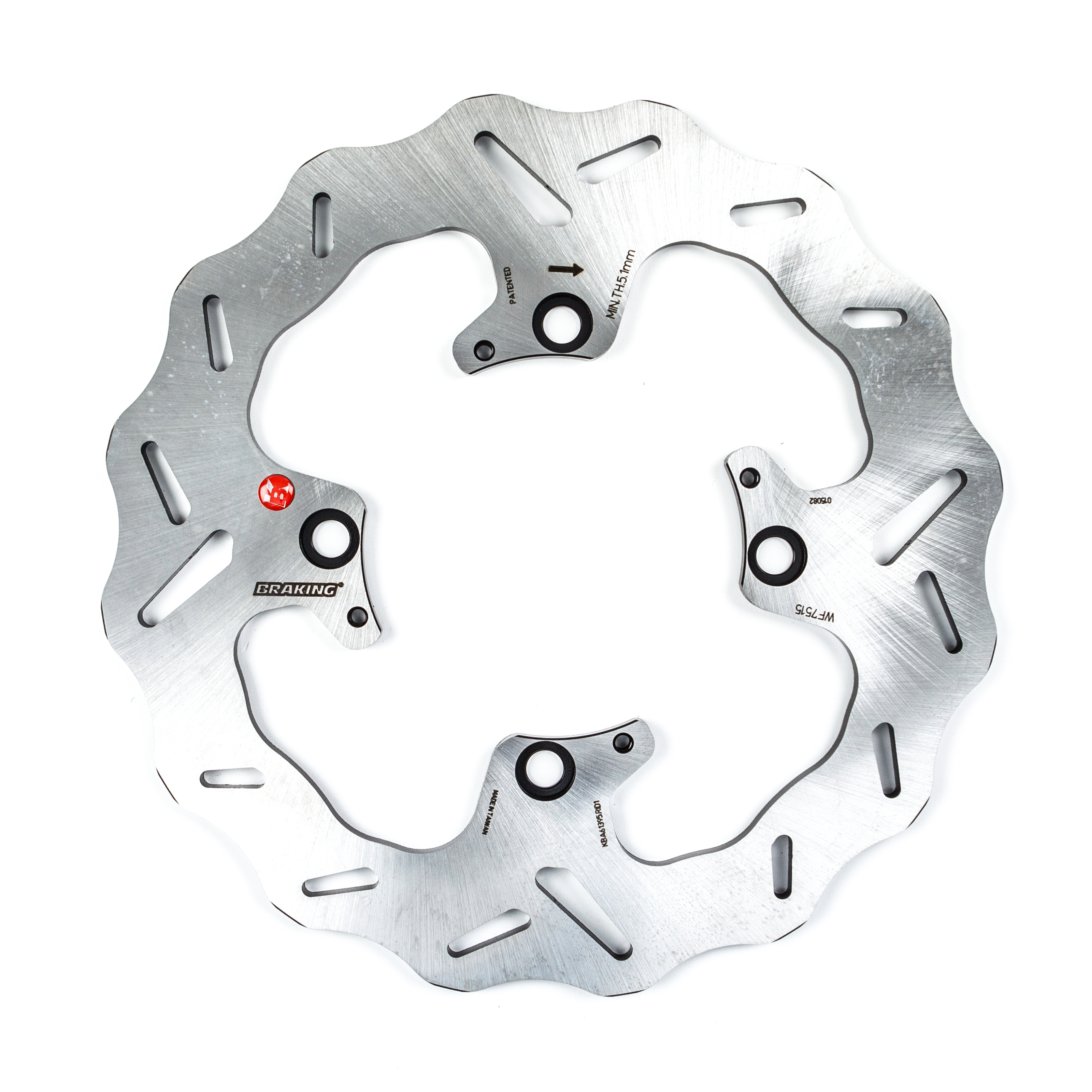 Stainless Steel Racing Rotor Rear - For 11-14 Triumph Tiger Speed TripleR - Click Image to Close