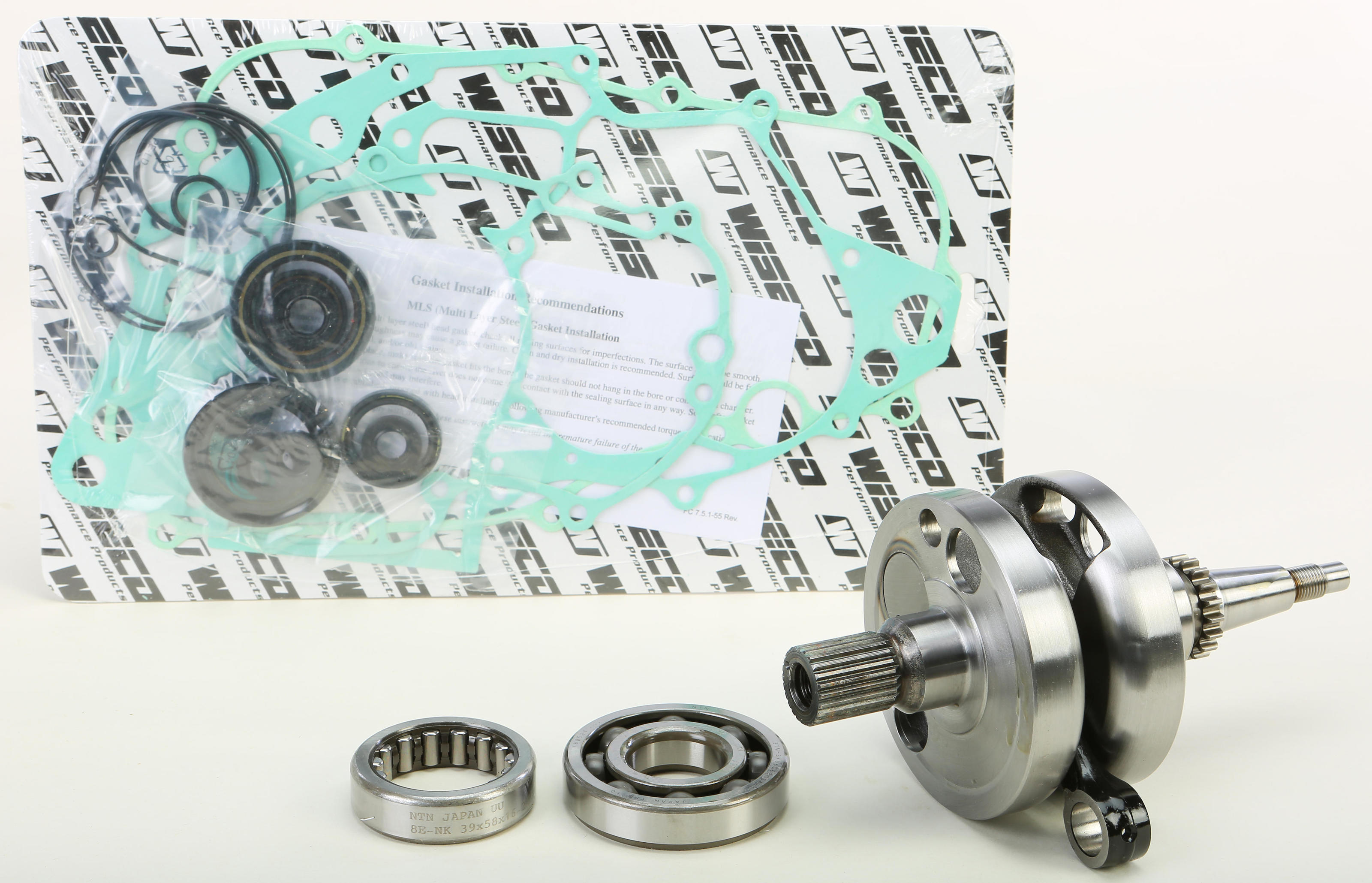 Complete Bottom End Rebuild Kit - For 04-09 Honda CRF250R - Click Image to Close