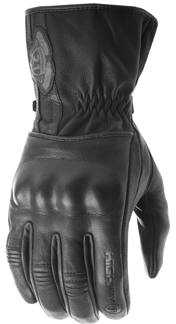 Hook Riding Gloves Black Medium - Click Image to Close