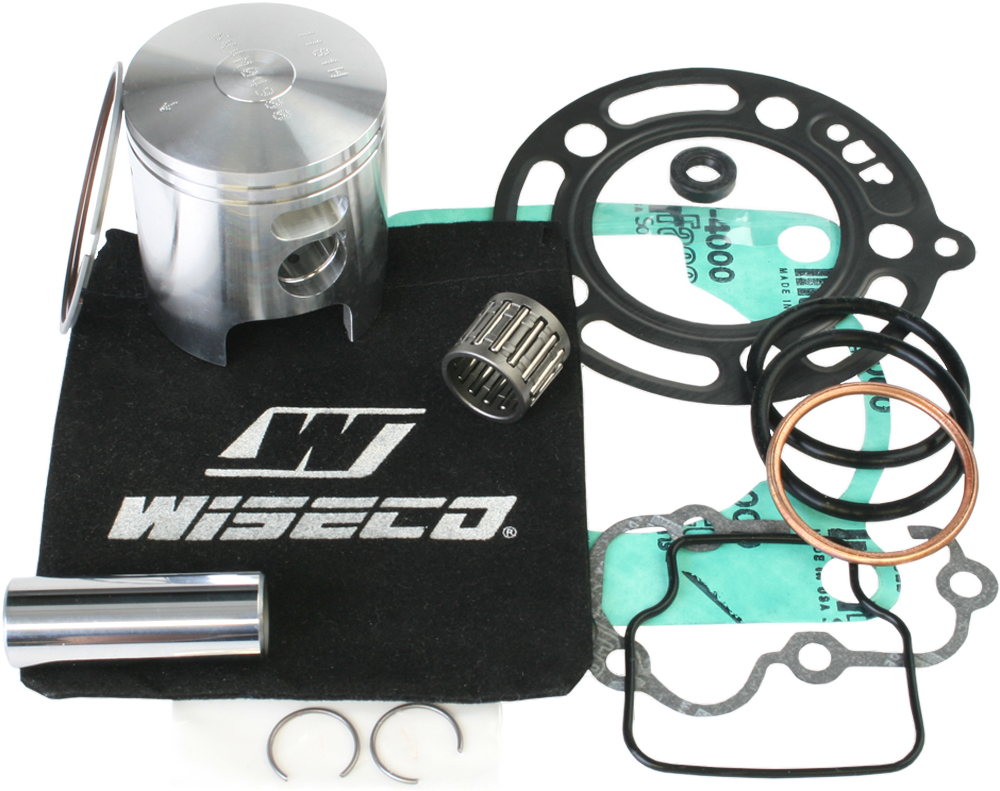 Top End Piston Kit 49.00mm Bore (+1.00mm) - For 98-00 Kawasaki KX80 - Click Image to Close