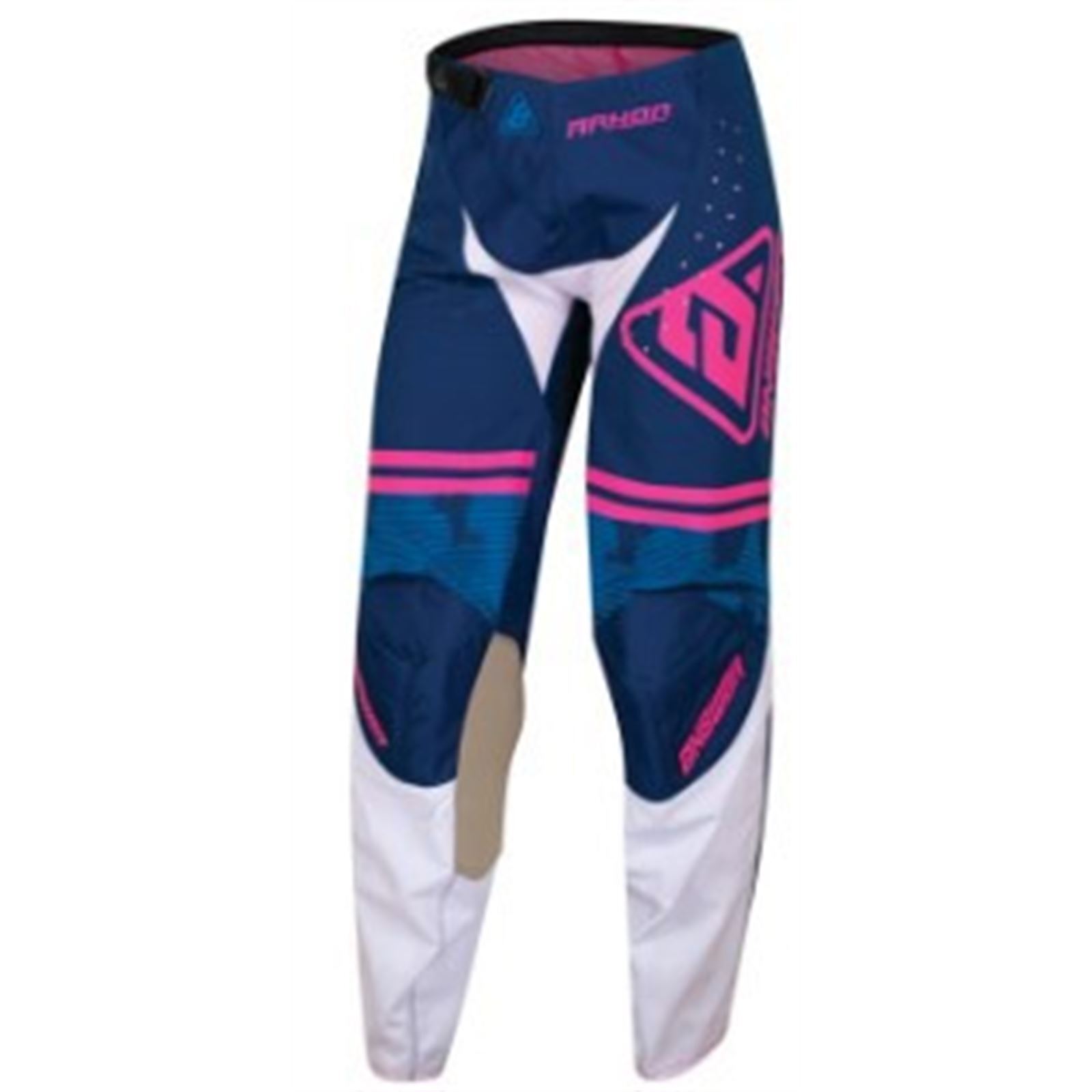 23 Arkon Trials Pant Blue/White/Magenta Youth Size - 22 - Click Image to Close