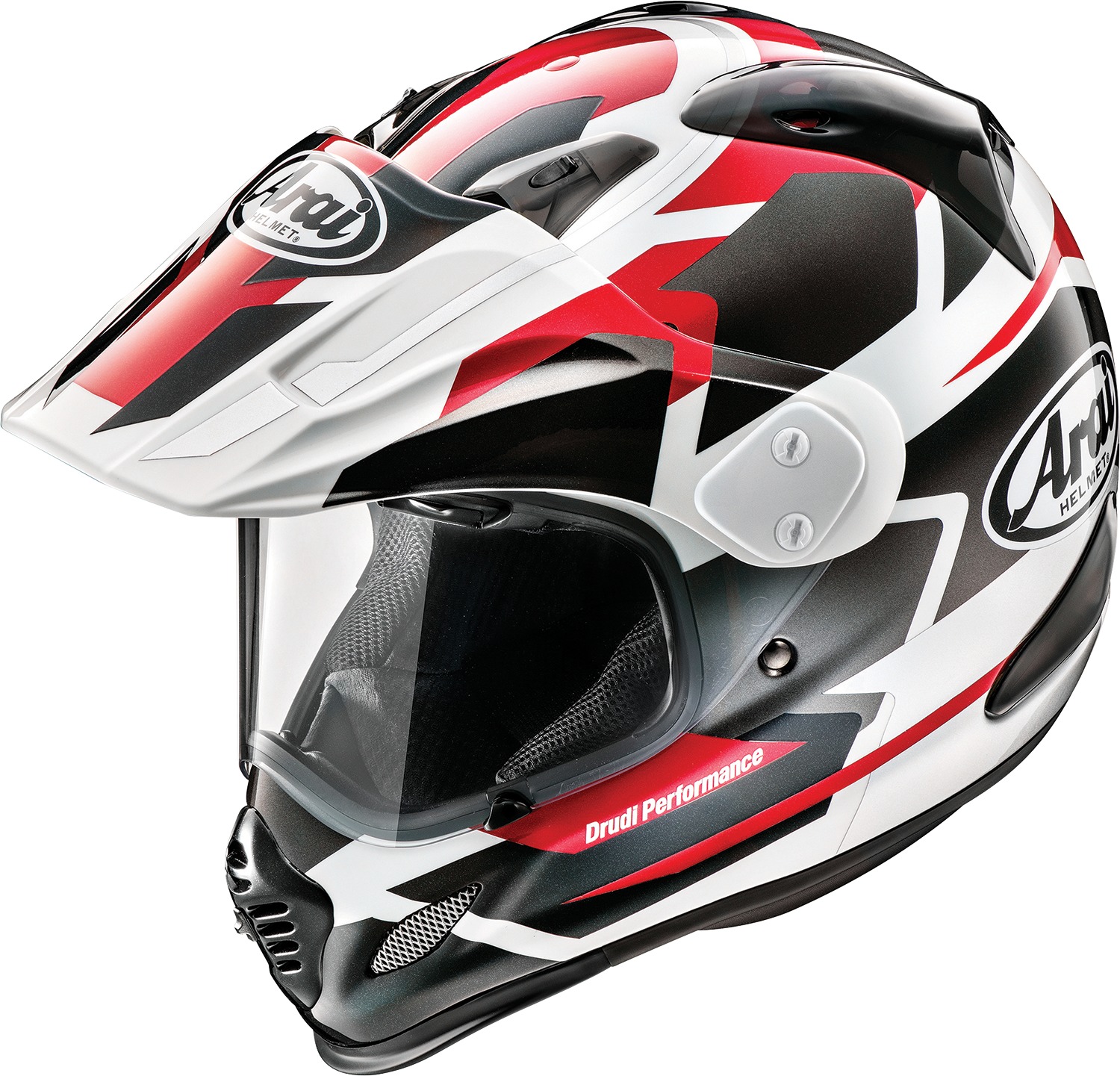 Arai XD-4 Depart Helmet XS Black/White/Red - High-performance dual sport helmet - Click Image to Close