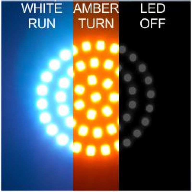 Letric Lighting Bullet Style Swtchbcks Wht/Amb - Click Image to Close