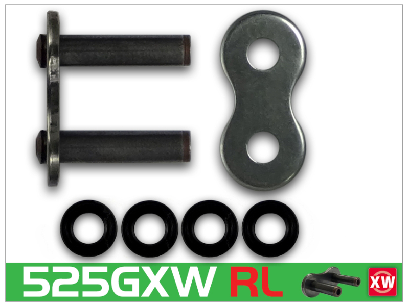 RK Chain 525GXW Rivet Link - Natural - Click Image to Close