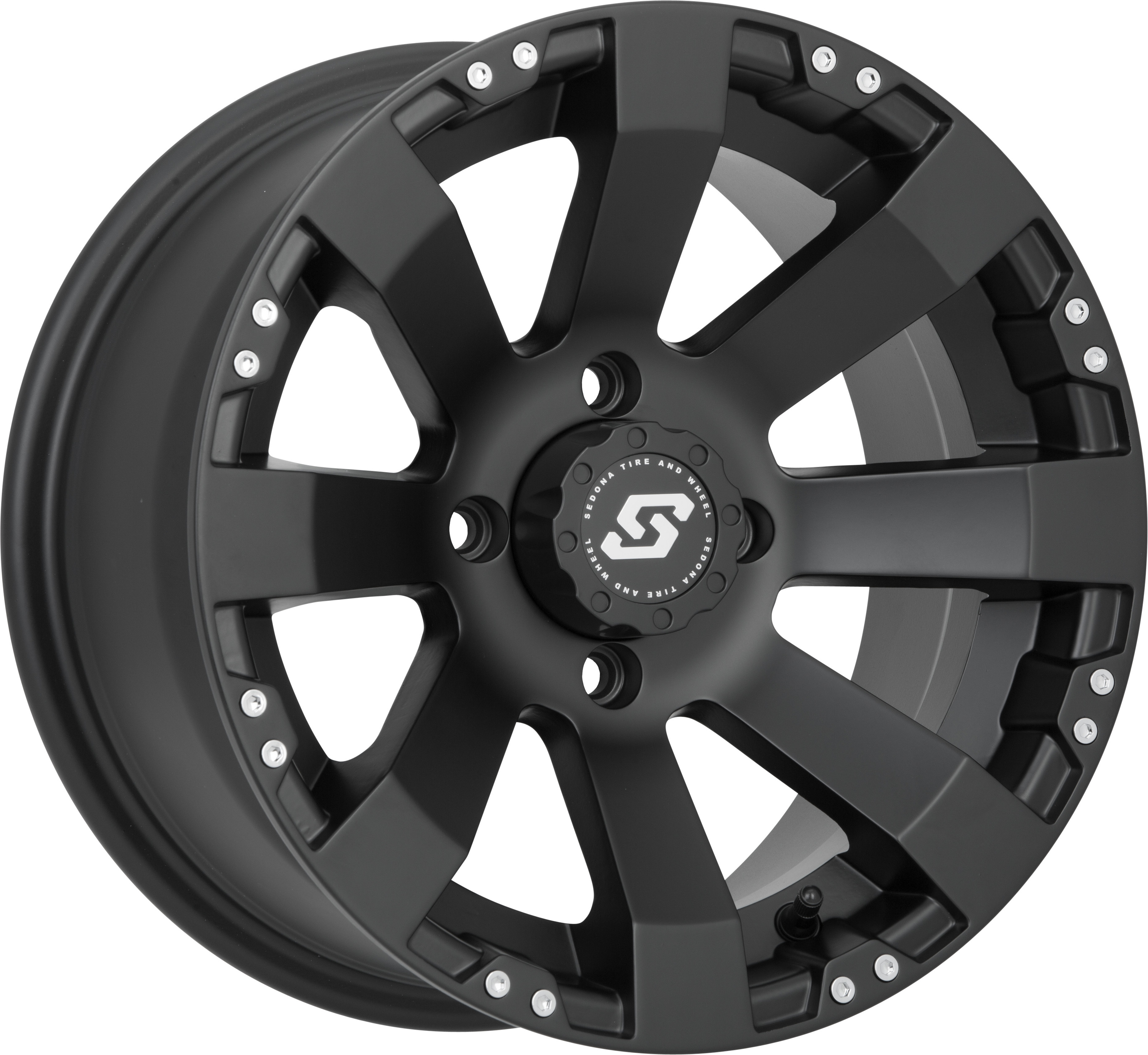 Spyder Wheel Black 4/137 14X7 5+2 - Click Image to Close