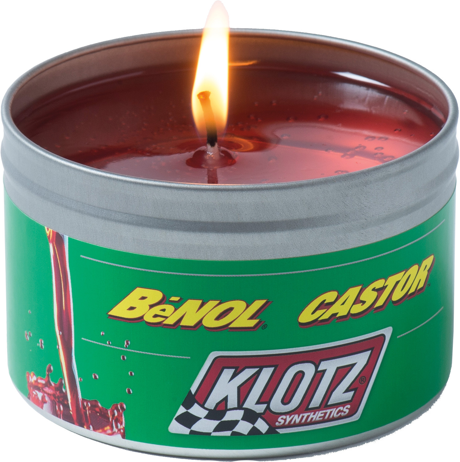 2-Stroke Benol Castor Smelling Candle - Click Image to Close