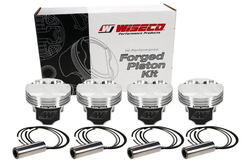 Wiseco Piston Kit Flat Top 1.181x87.5mm Fits Acura K20 K24 - Click Image to Close